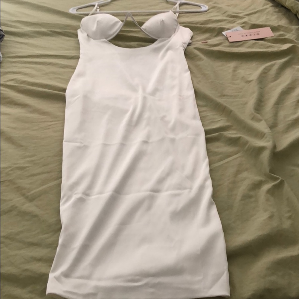 PRETTY SILK CUT OUT DRESS